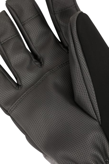 'Lodge' Men's Ski Gloves Lightweight Snowproof Warm Comfortable Winter Mittens Dark Grey - Image 4