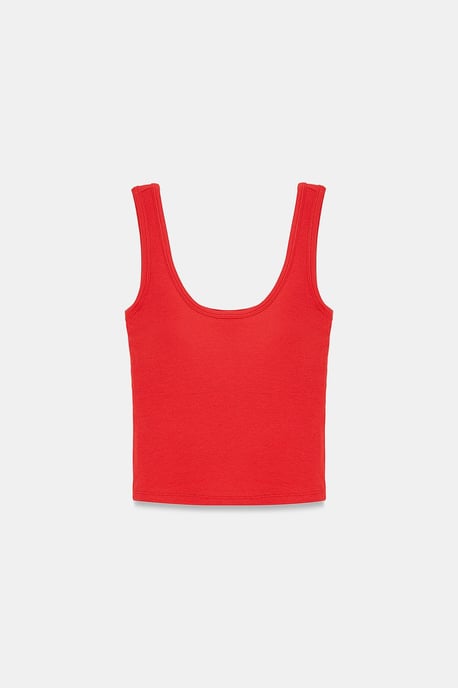 Slim Fit Sleeveless Jersey Cami Blouse - Image 5