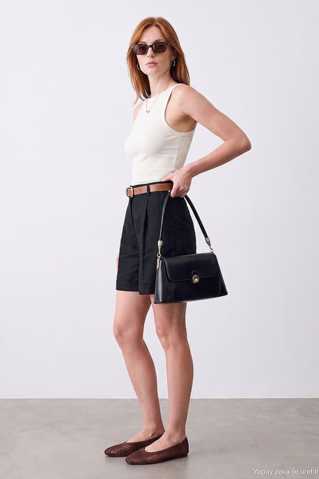 Ribbed Halterneck Sleeveless Blouse - Image 4