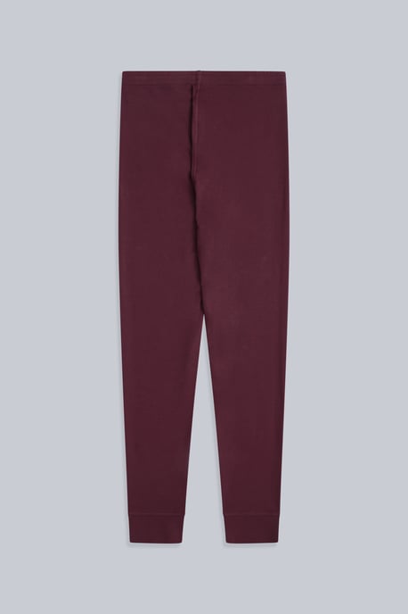'Blaze' Women's Thermal Leggings Warm Cosy Base Layer Bottoms Burgundy - Image 5