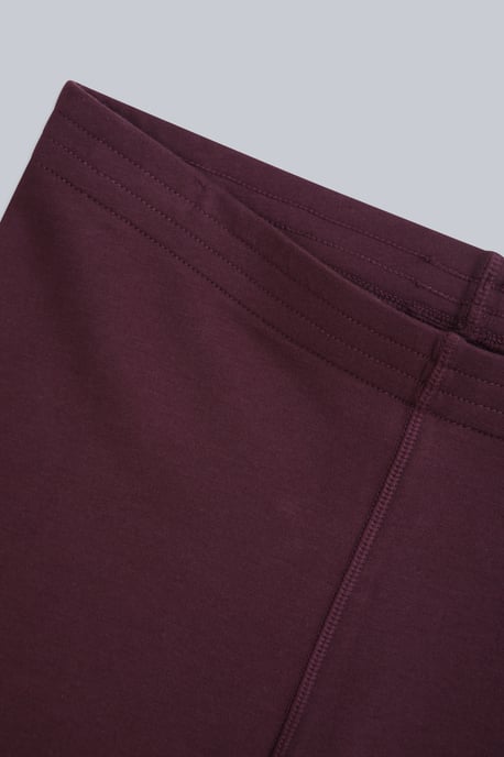 'Blaze' Women's Thermal Leggings Warm Cosy Base Layer Bottoms Burgundy - Image 6