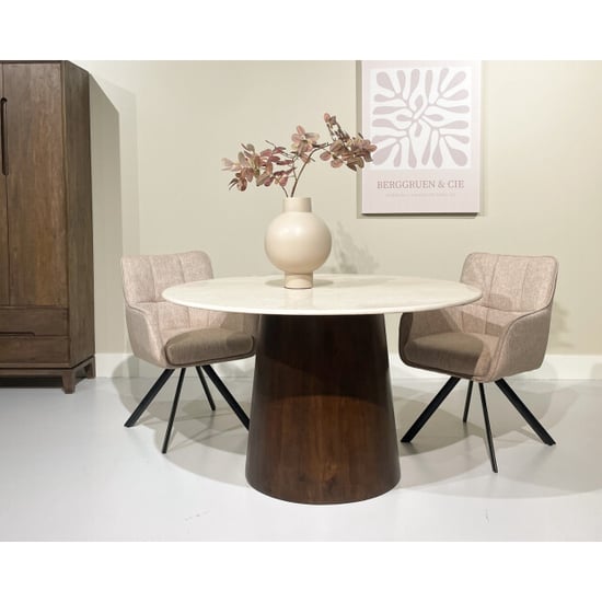 Brix eetkamertafel bottecino rond 130cm - - Image 2