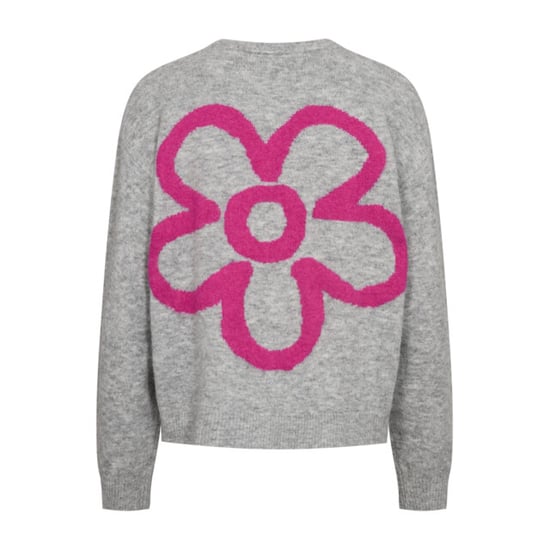 Free Quent Fqnomas-cardigan med.grey fuch - Image 2