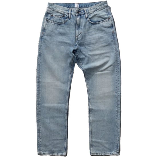 -1 Nordic Jeans Sky blue basic relaxed leg deep blue denim - Image 4