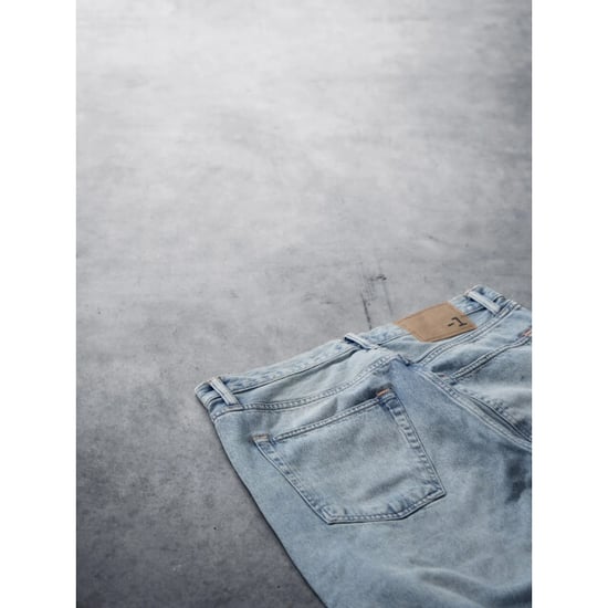 -1 Nordic Jeans Sky blue basic relaxed leg deep blue denim - Image 5