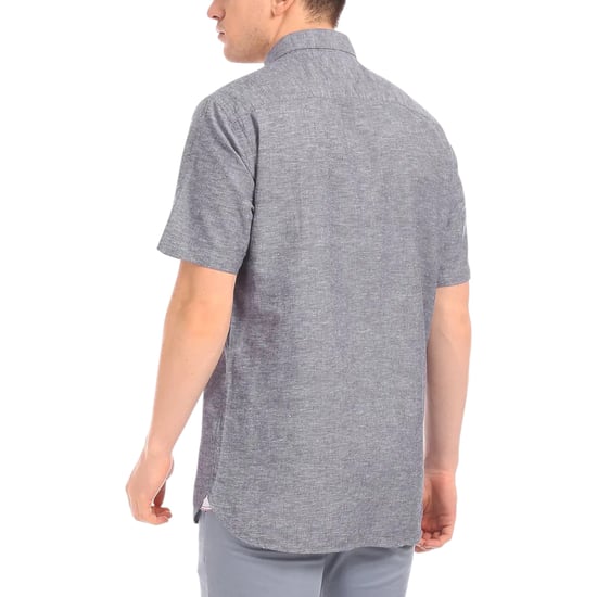 TOMMY HILFIGER Mens Shirt Oxford Lightweight Short Sleeve Regular Fit Summer NEW - Image 2