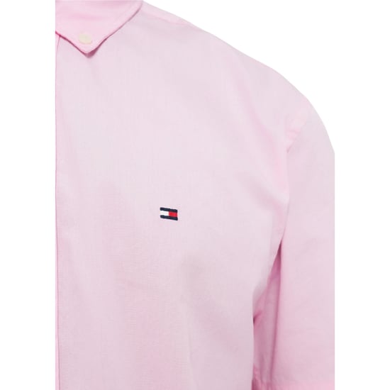 TOMMY HILFIGER Mens Shirt Oxford Lightweight Short Sleeve Regular Fit Summer NEW - Image 6