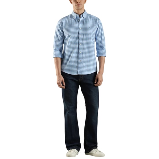 Tommy Hilfiger Mens Oxford Shirts Gingham Checked Regular Long Sleeve Cotton Top - Image 4