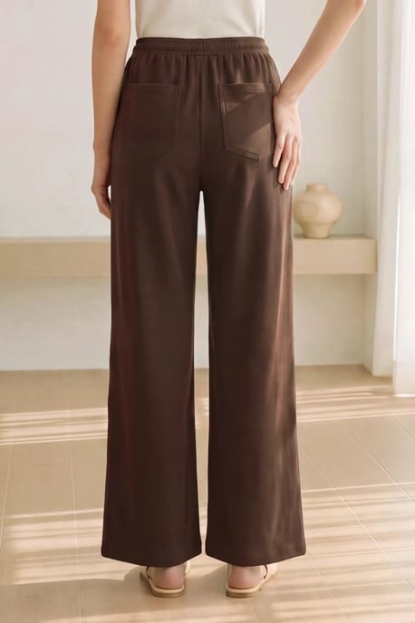 Elasticated Pull On Wide Leg Jeans - Image 2