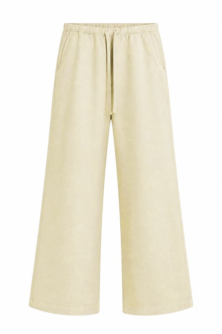 Elasticated Pull On Wide Leg Jeans - Image 2