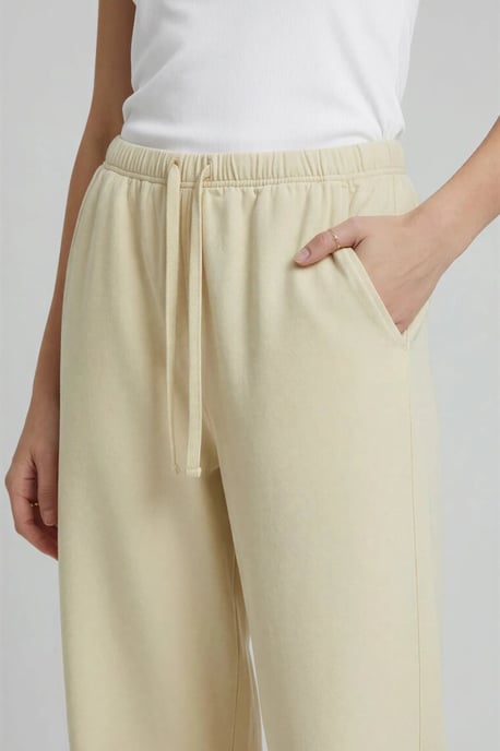 Elasticated Pull On Wide Leg Jeans - Image 4
