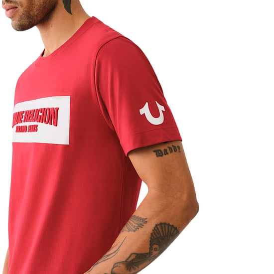 True Religion 700165 Mens T Shirts Crew Neck Short Sleeve Summer Soft Cotton Tee - Image 4