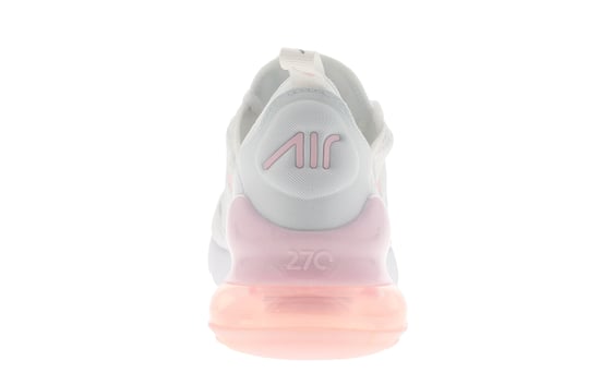 Nike Girls Trainers Air Max 270 Gs Lace Up white pink - Image 4