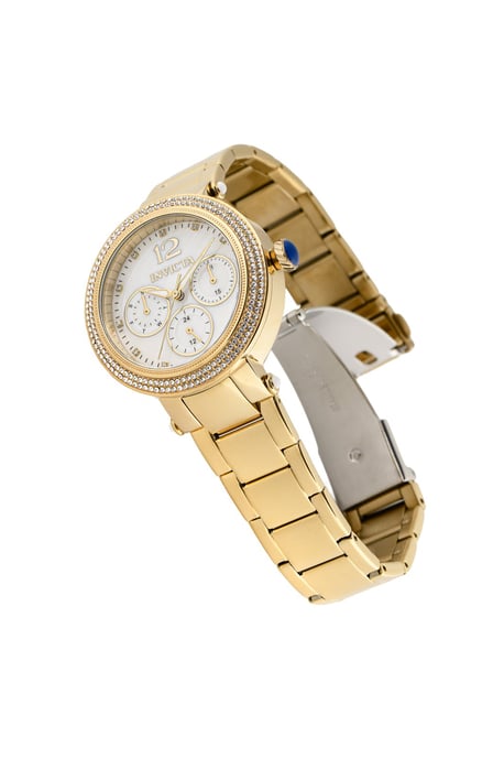 Invicta Bolt 50396 Damklocka - Quartz Urverk - Rostfritt Stål med Vit Urskiva - 37 mm - Image 2
