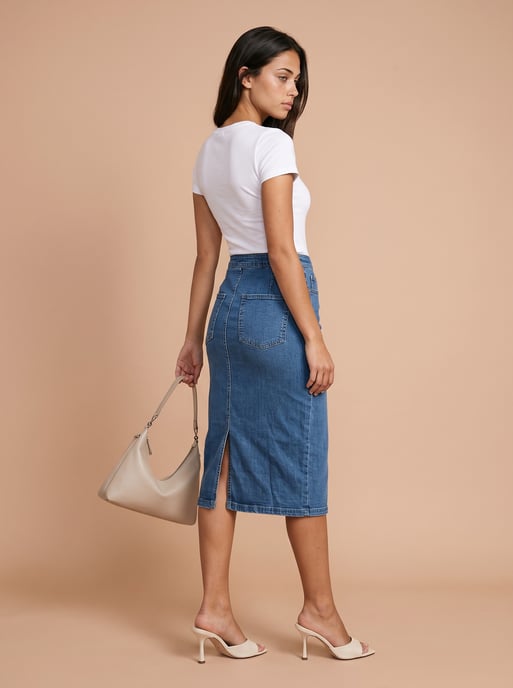 DANIELLE MIDAXI PENCIL SKIRT - Image 2