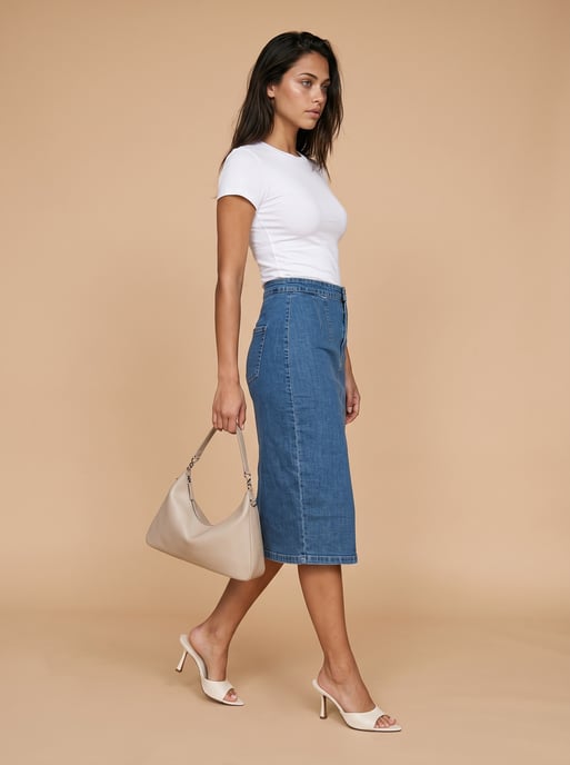 DANIELLE MIDAXI PENCIL SKIRT - Image 3