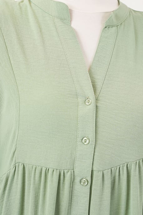 Geprinte V-hals Maxi-jurk - Image 2