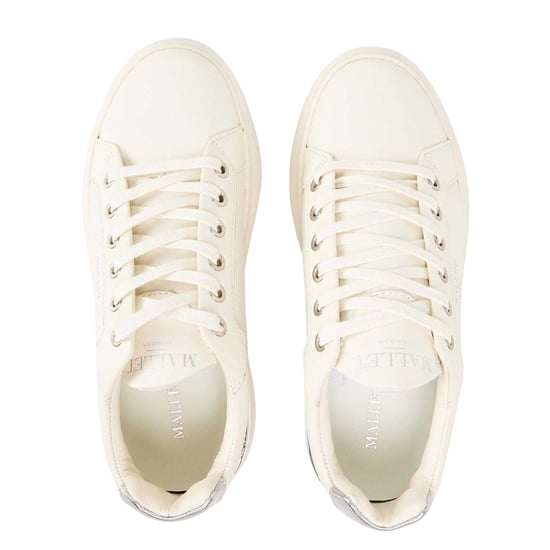 Mallet Dames/Dames GRFTR Lite Leren Trainers (Wit) - Image 4