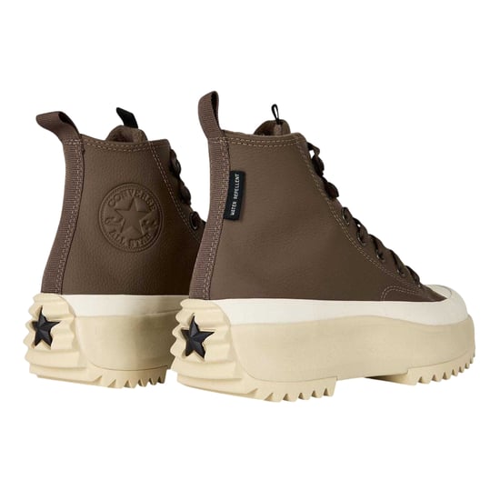 Converse CL Run Star Hike leren hoge sportschoenen voor dames (Truffelbruin) - Image 2