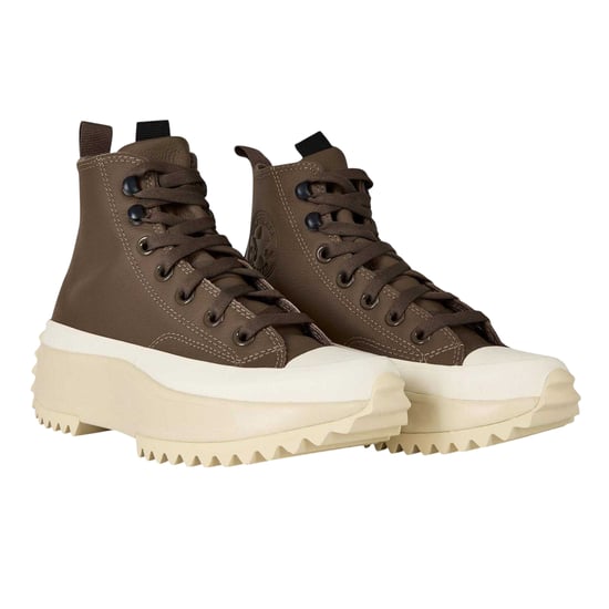 Converse CL Run Star Hike leren hoge sportschoenen voor dames (Truffelbruin) - Image 3