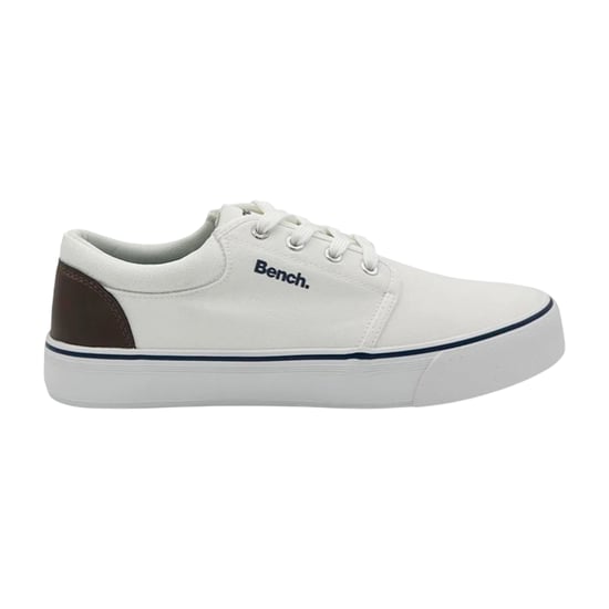 Bench Heren Donnie canvas sneakers met contrasterende panelen (Wit) - Image 1