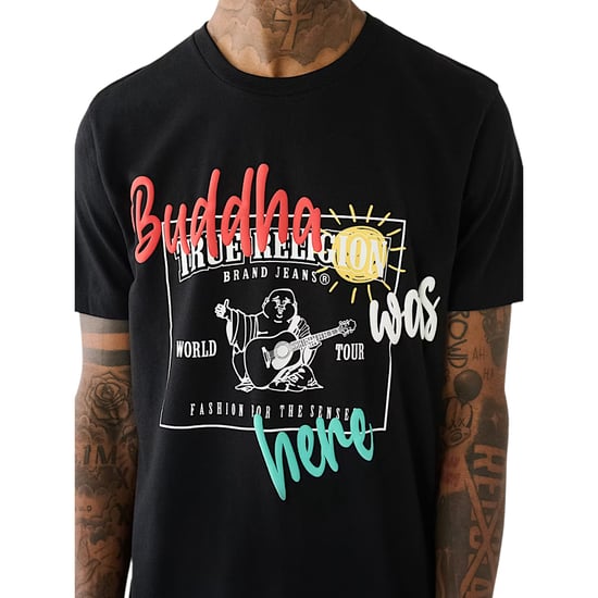 True Religion 108017 Mens T Shirts Crew Neck Short Sleeve Summer Soft Cotton Tee - Image 4