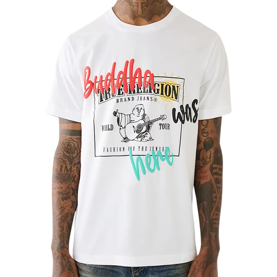 True Religion 108017 Mens T Shirts Crew Neck Short Sleeve Summer Soft Cotton Tee - Image 4
