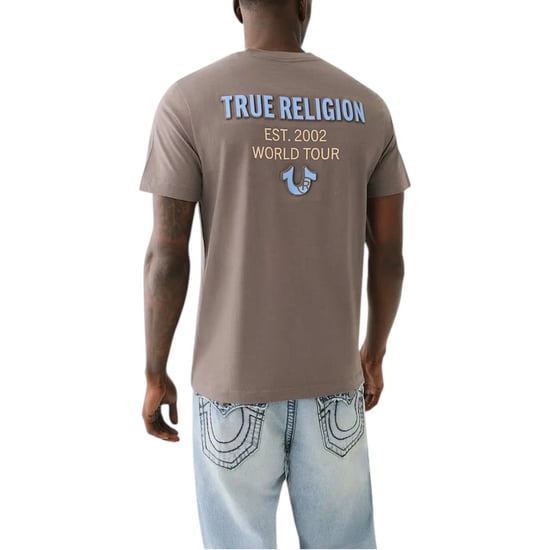 True Religion 700163 Mens T Shirts Crew Neck Short Sleeve Summer Soft Cotton Tee - Image 3