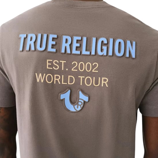 True Religion 700163 Mens T Shirts Crew Neck Short Sleeve Summer Soft Cotton Tee - Image 5