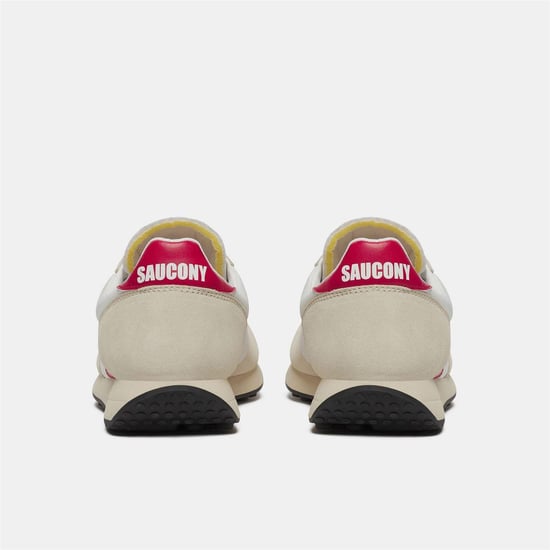 Saucony Suède sportschoenen voor heren, maat 80 (Wit, Rood) - Image 4
