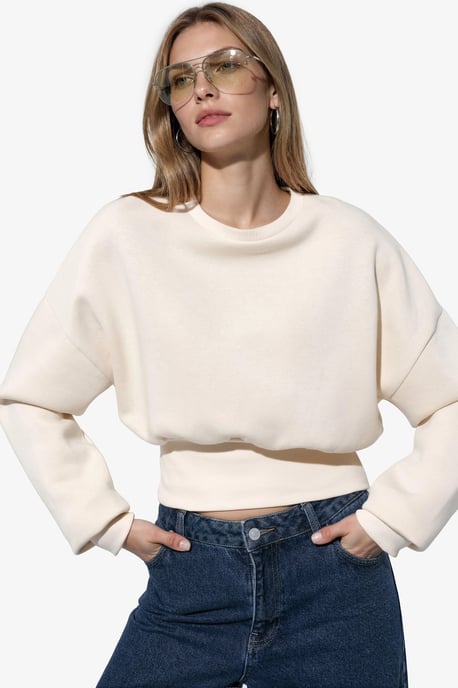 Women's Cotton-Polyester Sweatshirt - Image 1