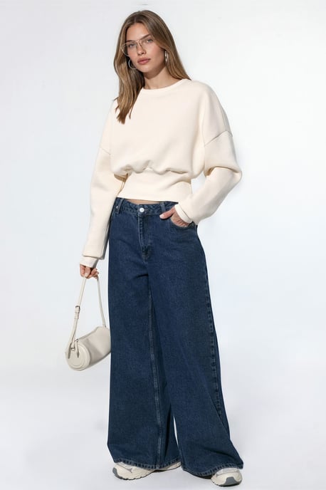 Women's Cotton-Polyester Sweatshirt - Image 2