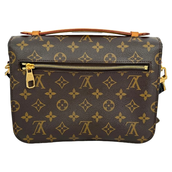 Louis Vuitton Pochette Métis schoudertas in bruin gecoat canvas - Image 5