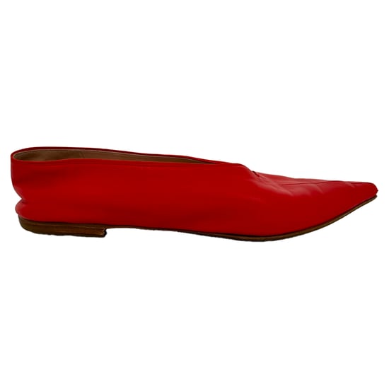Celine ballerina's met spitse neus in rood leer - Image 1