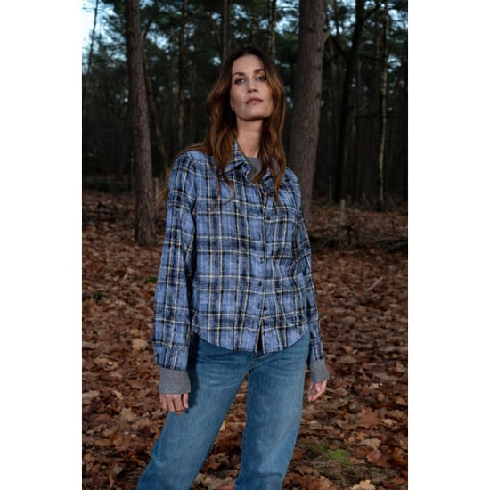 Maicazz Vaudin blouse blue check - Image 2
