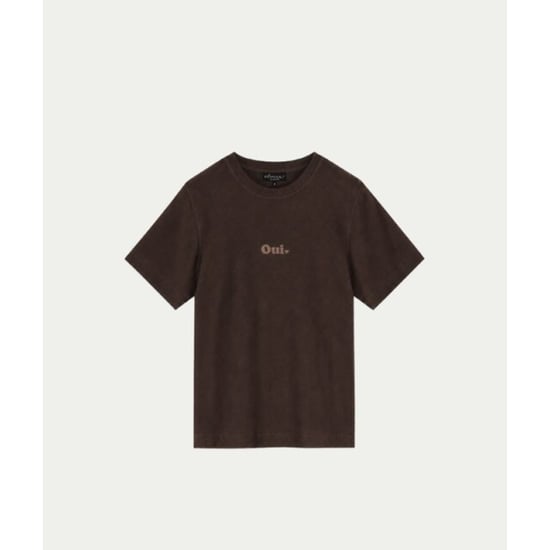 Elvira Collections T-shirt oui dark coffee - Image 1