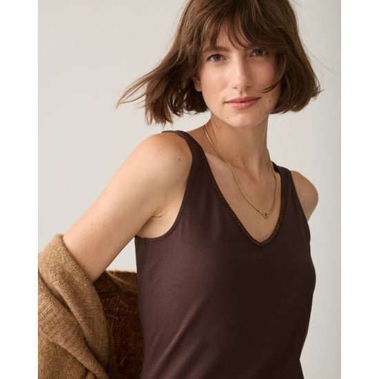 Summum 3s5244-30366 754 reversible top organic cotton elastane basic dark chocolate - Image 1