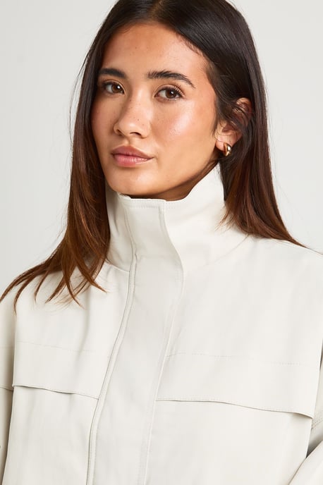 Funnel Neck Bomber Jacket - Image 4