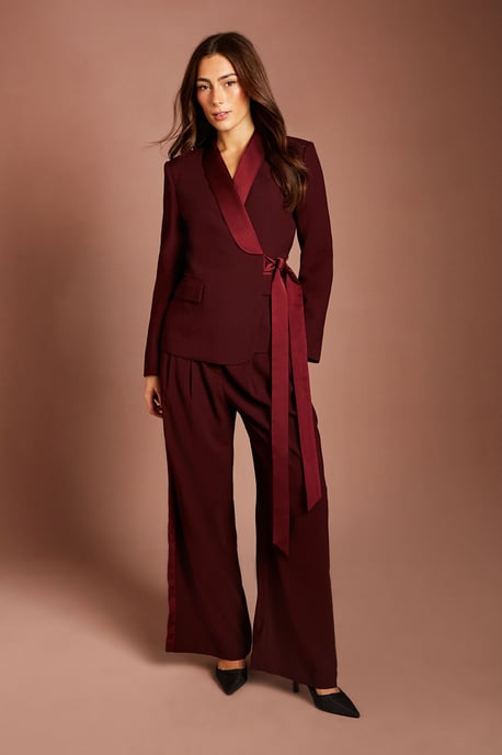 Tie Detail Blazer - Image 4