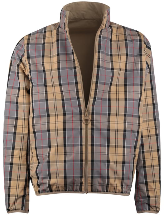 Zomerjas Barbour beige reversible waterdicht kort - Image 4