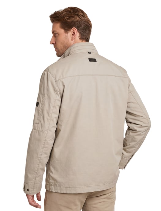 beige parka jas Camel active met rits - Image 2