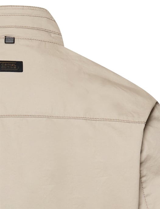 beige parka jas Camel active met rits - Image 4