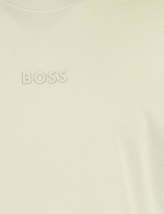 BOSS Green t-shirt beige 100% katoen - Image 3