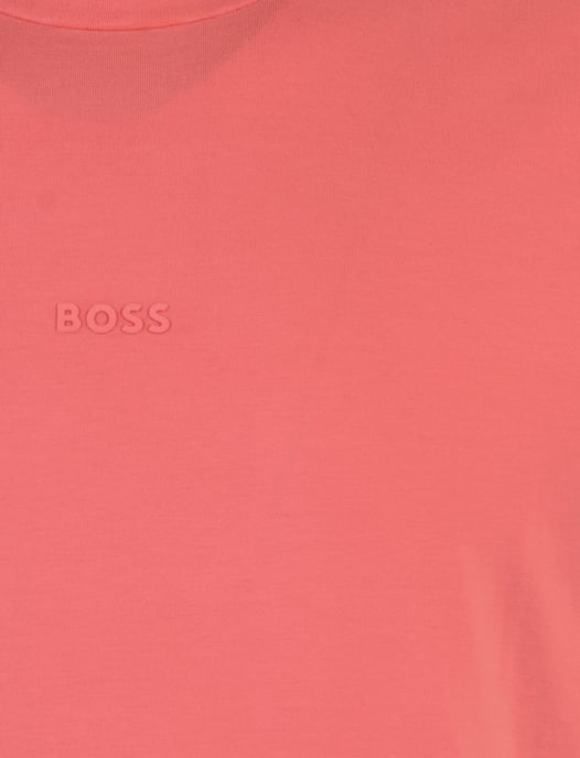BOSS T-shirt roze wijde fit katoen met logo - Image 3