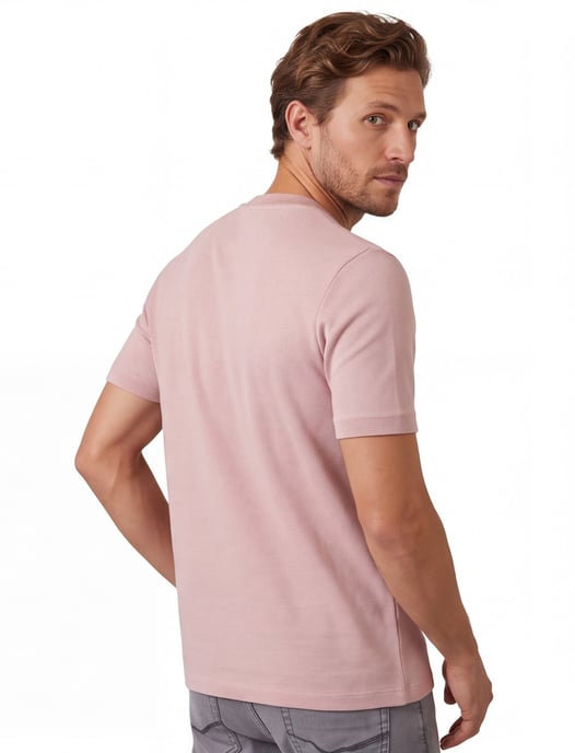 BOSS Black T-shirt roze gemêleerd normale fit - Image 2
