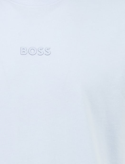 BOSS Green t-shirt lichtblauw 100% katoen - Image 3