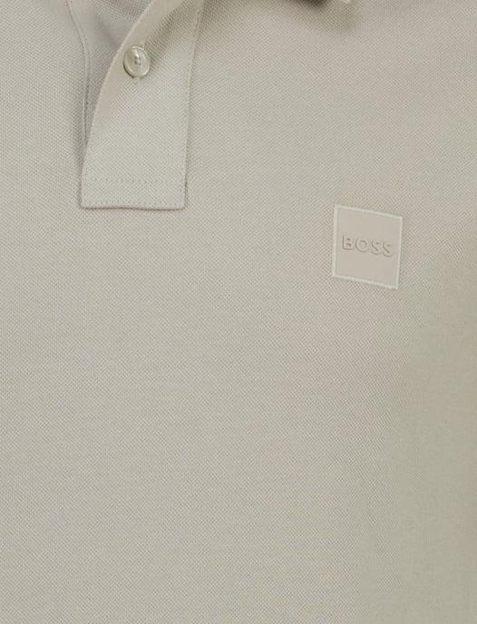 Khaki poloshirt Boss Orange Passerby lange mouwen - Image 3
