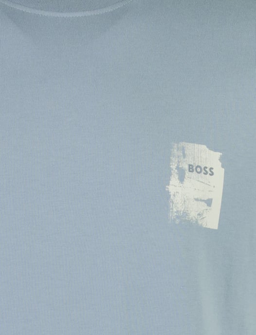 T-shirt Boss Orange Te Groove backprint lichtblauw - Image 3