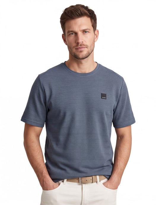 T-shirt Jack & Jones Plus Size donkerblauw korte mouw - Image 1