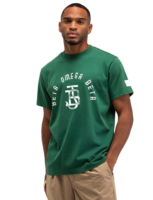 T-shirt groen Butcher of Blue opdruk wit - Image 1